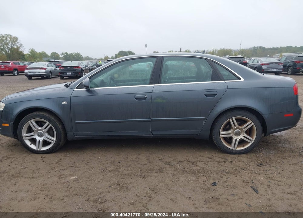 2006 AUDI A4 2.0T VIN: WAUDF78E76A020805