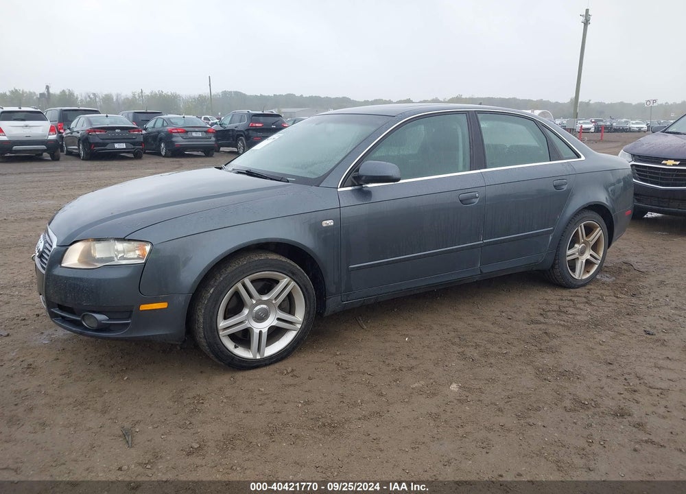 2006 AUDI A4 2.0T VIN: WAUDF78E76A020805