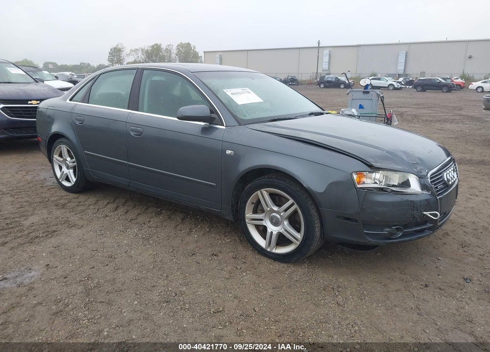 2006 AUDI A4 2.0T VIN: WAUDF78E76A020805