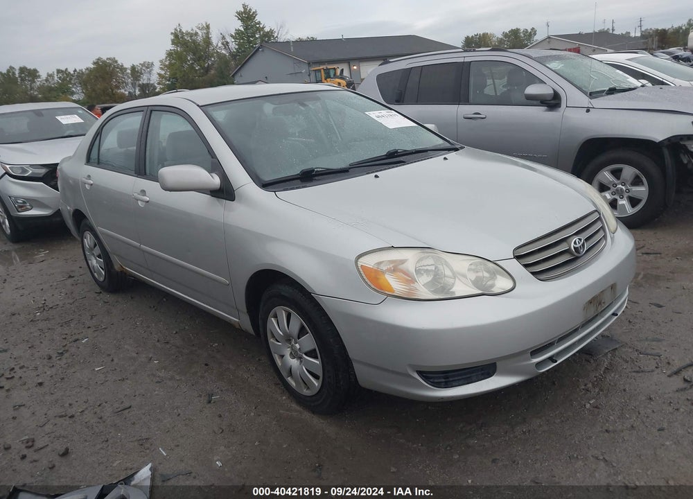 2003 TOYOTA COROLLA LE VIN: 2T1BR32EX3C023840