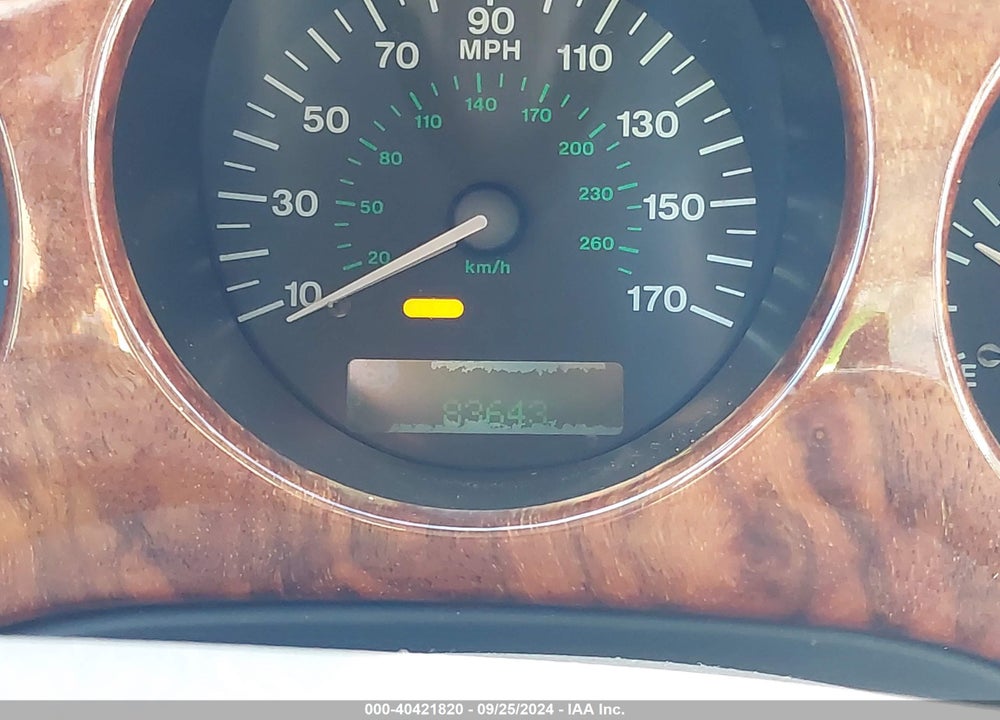 1999 JAGUAR XJ8 VIN: SAJHX1049XC865552