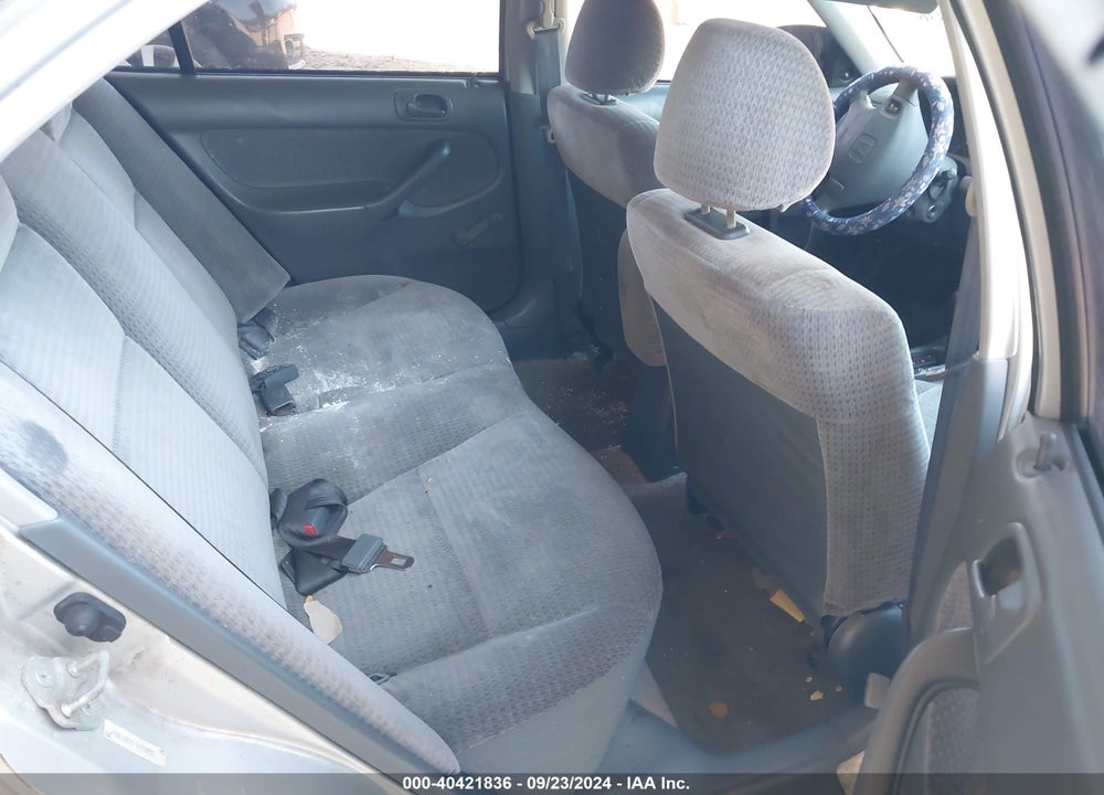 2000 HONDA CIVIC VALUE PACKAGE VIN: 2HGEJ6617YH554537