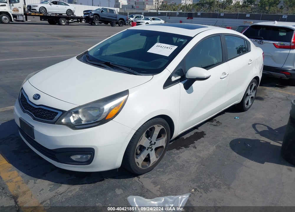 2014 KIA RIO SX VIN: KNADN4A39E6386907