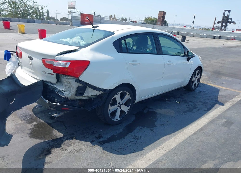 2014 KIA RIO SX VIN: KNADN4A39E6386907