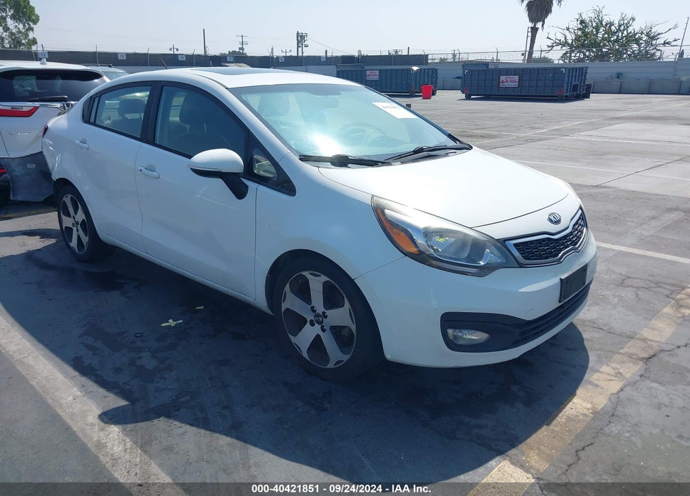 2014 KIA RIO SX VIN: KNADN4A39E6386907