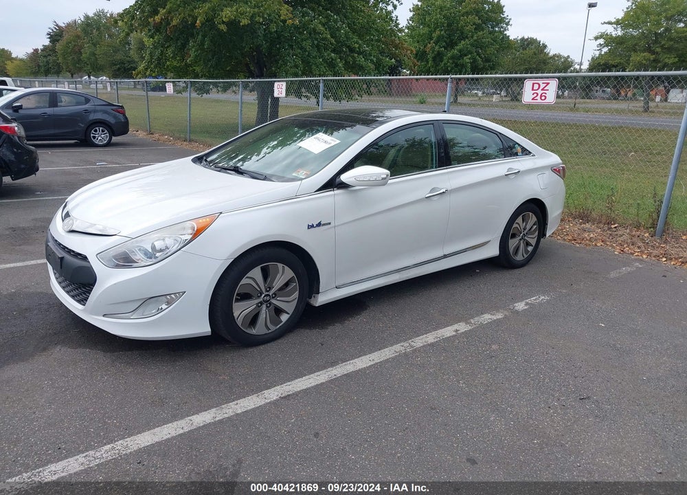 2014 HYUNDAI SONATA HYBRID LIMITED VIN: KMHEC4A40EA112199