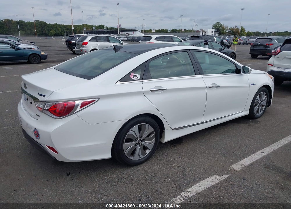 2014 HYUNDAI SONATA HYBRID LIMITED VIN: KMHEC4A40EA112199