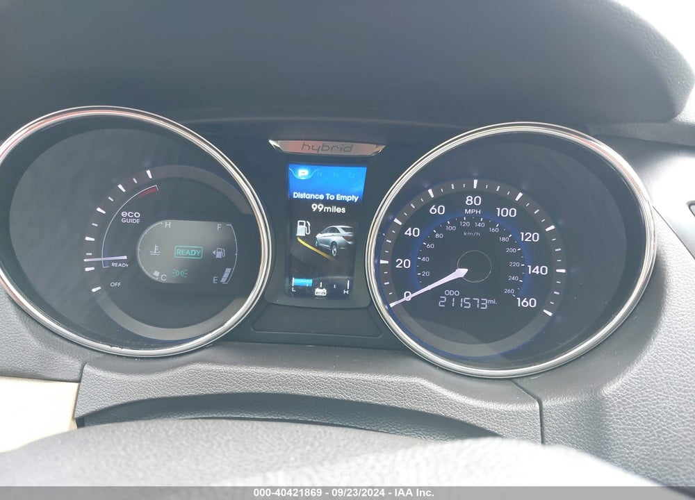 2014 HYUNDAI SONATA HYBRID LIMITED VIN: KMHEC4A40EA112199