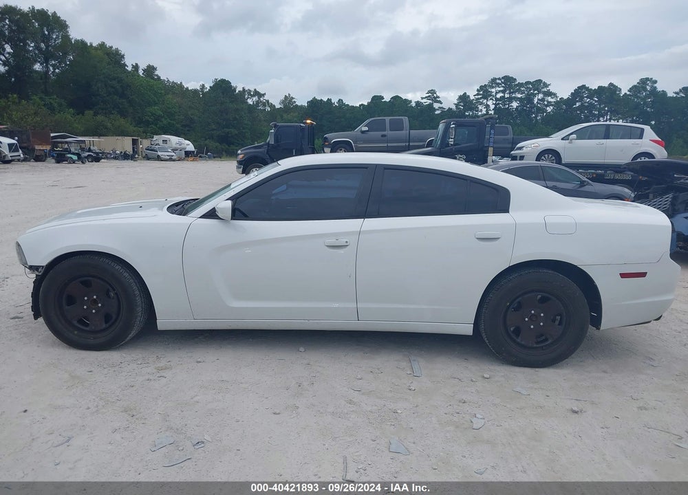 2014 DODGE CHARGER POLICE VIN: 2C3CDXAT6EH125790