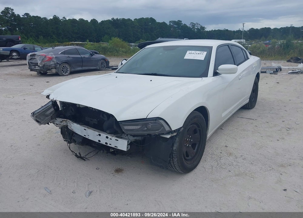 2014 DODGE CHARGER POLICE VIN: 2C3CDXAT6EH125790