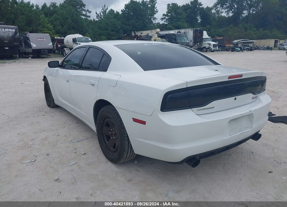 2014 DODGE CHARGER POLICE VIN: 2C3CDXAT6EH125790