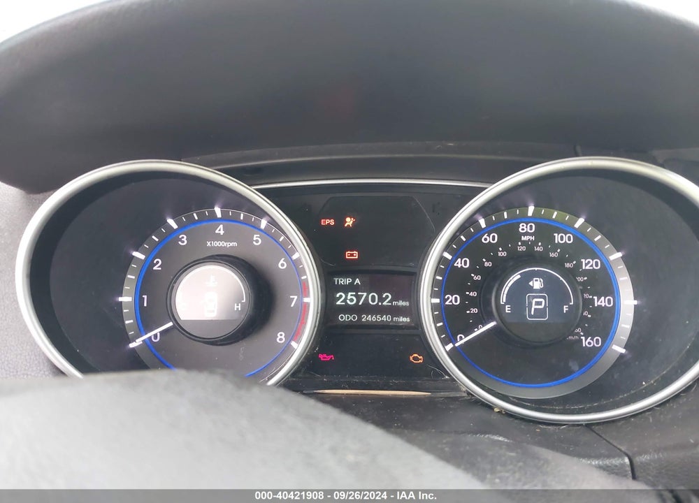 2011 HYUNDAI SONATA GLS VIN: 5NPEB4ACXBH186233