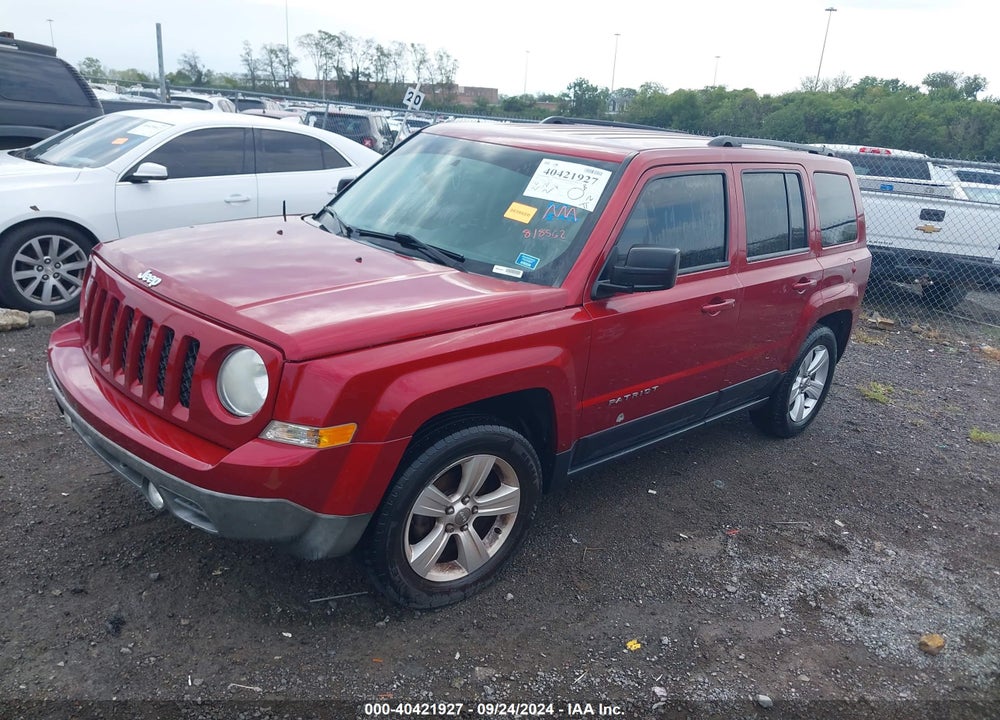 2014 JEEP PATRIOT LATITUDE VIN: 1C4NJPFB4ED818562