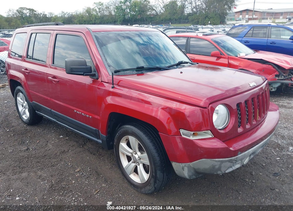 2014 JEEP PATRIOT LATITUDE VIN: 1C4NJPFB4ED818562