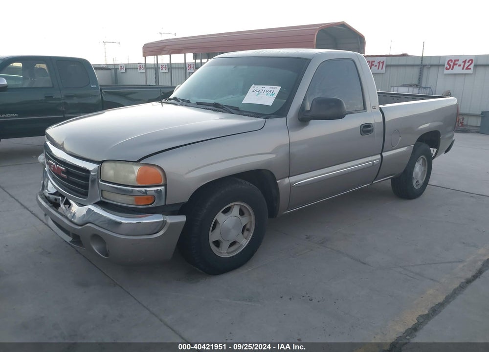 2003 GMC SIERRA 1500 SLE VIN: 1GTEC14V43Z279316