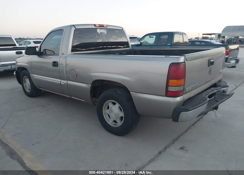 2003 GMC SIERRA 1500 SLE VIN: 1GTEC14V43Z279316