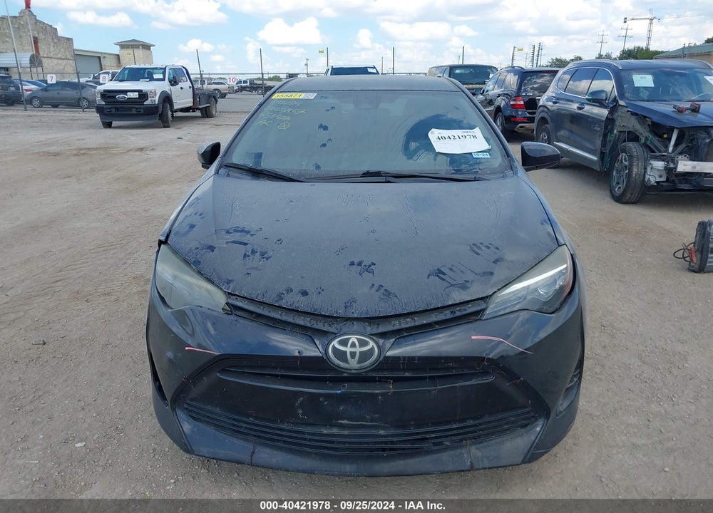 2017 TOYOTA COROLLA LE VIN: 5YFBURHE0HP658422