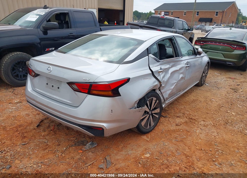 2021 NISSAN ALTIMA SV FWD VIN: 1N4BL4DV4MN350310