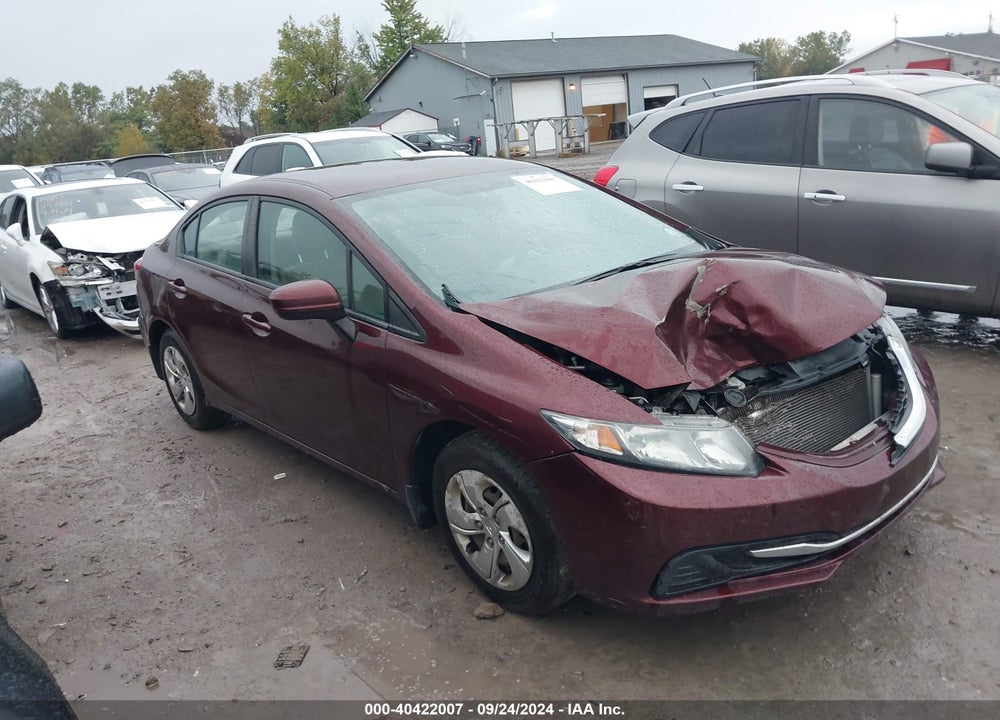 2015 HONDA CIVIC LX VIN: 19XFB2F59FE055985