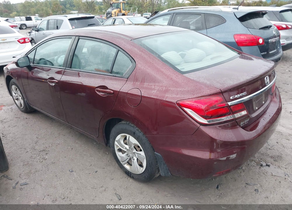 2015 HONDA CIVIC LX VIN: 19XFB2F59FE055985
