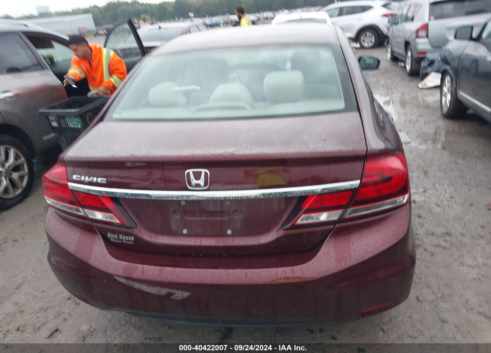 2015 HONDA CIVIC LX VIN: 19XFB2F59FE055985