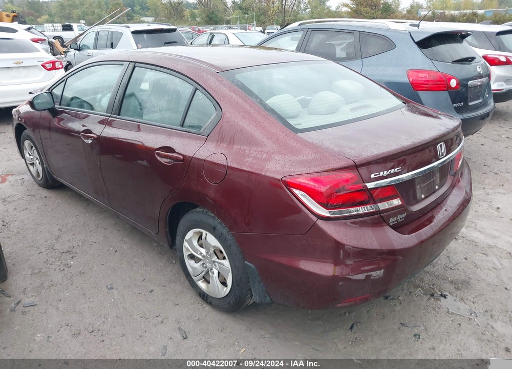 2015 HONDA CIVIC LX VIN: 19XFB2F59FE055985