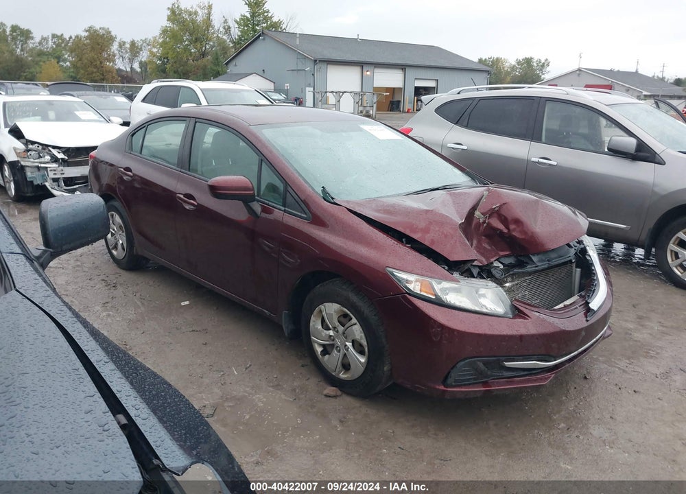 2015 HONDA CIVIC LX VIN: 19XFB2F59FE055985