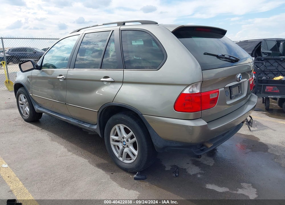 2005 BMW X5 3.0I VIN: 5UXFA13545LY18985