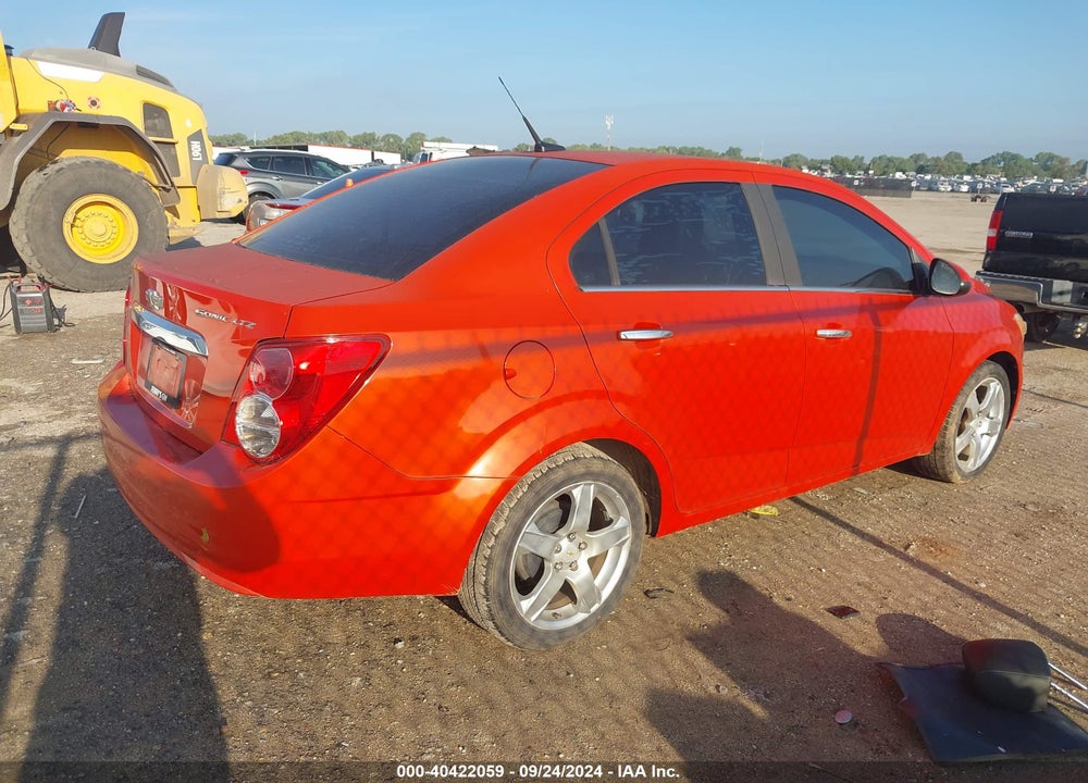 2012 CHEVROLET SONIC 2LZ VIN: 1G1JE5SH0C4115466