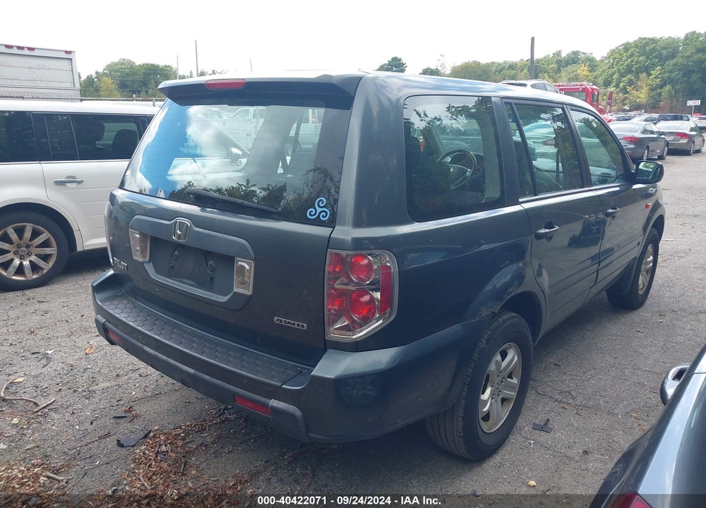 2006 HONDA PILOT LX VIN: 2HKYF18106H505942