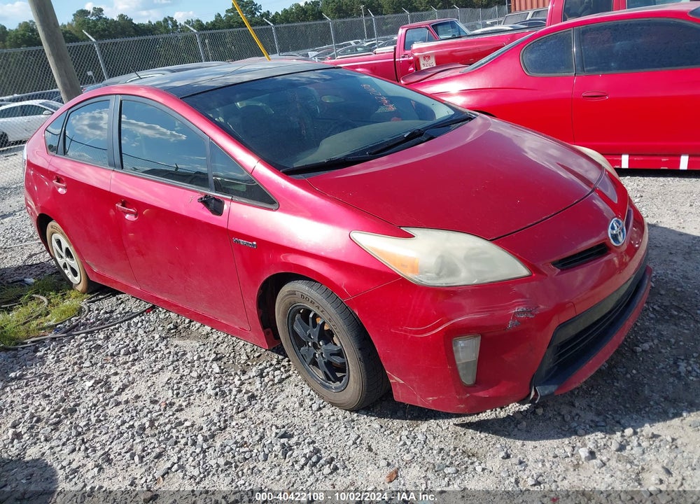 2014 TOYOTA PRIUS THREE VIN: JTDKN3DU6E1752568
