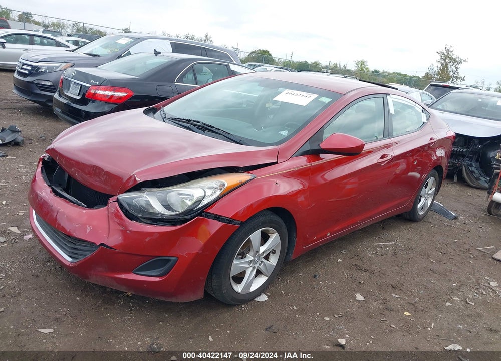2013 HYUNDAI ELANTRA GLS VIN: 5NPDH4AE8DH251711