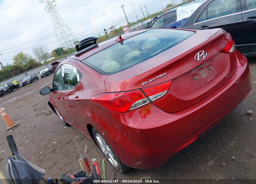 2013 HYUNDAI ELANTRA GLS VIN: 5NPDH4AE8DH251711
