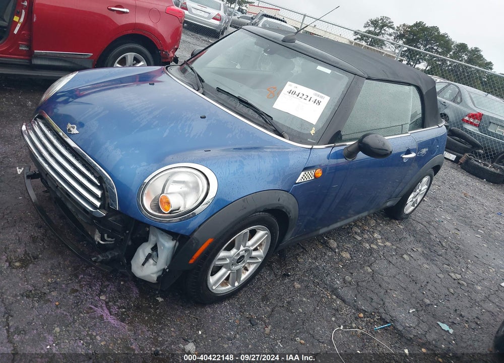 2015 MINI CONVERTIBLE COOPER VIN: WMWZN3C58FT862176