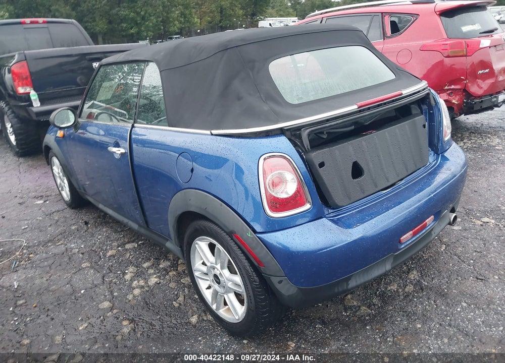 2015 MINI CONVERTIBLE COOPER VIN: WMWZN3C58FT862176