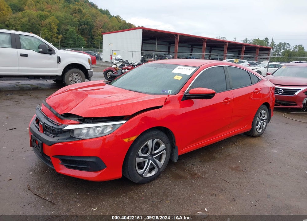 2016 HONDA CIVIC LX VIN: 2HGFC2F59GH570490