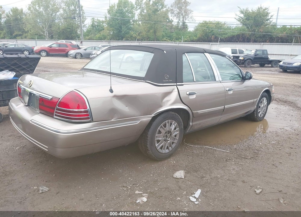 2005 MERCURY GRAND MARQUIS GS VIN: 2MEFM74W05X635961