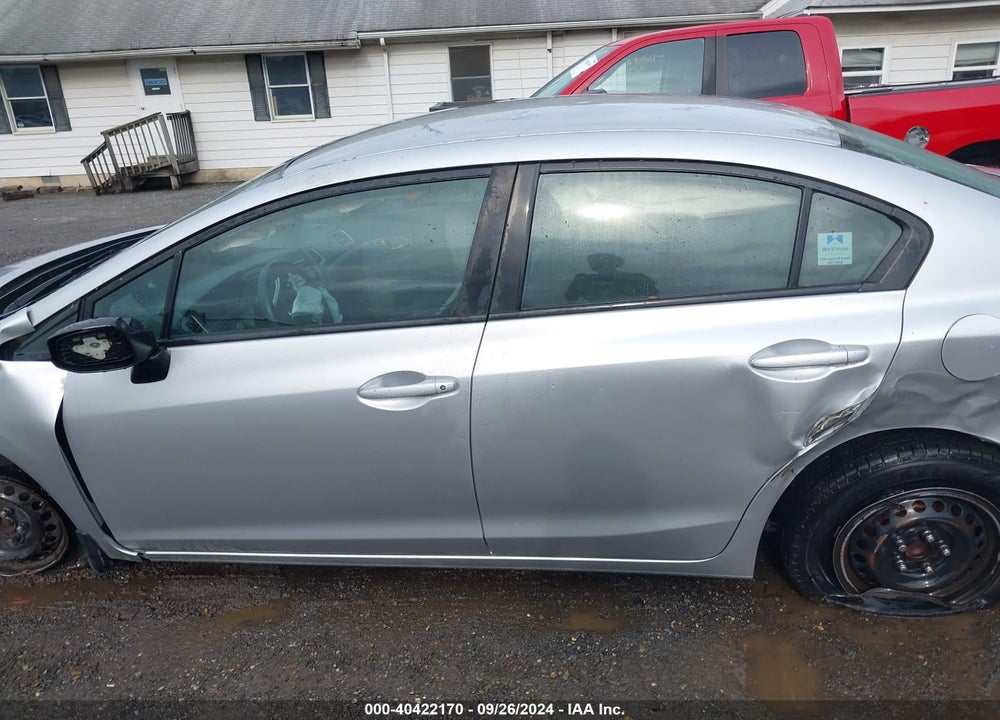 2013 HONDA CIVIC LX VIN: 2HGFB2F54DH603488