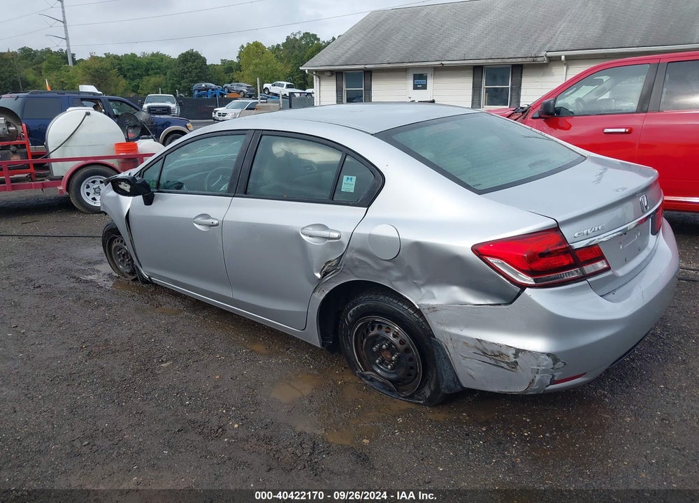 2013 HONDA CIVIC LX VIN: 2HGFB2F54DH603488