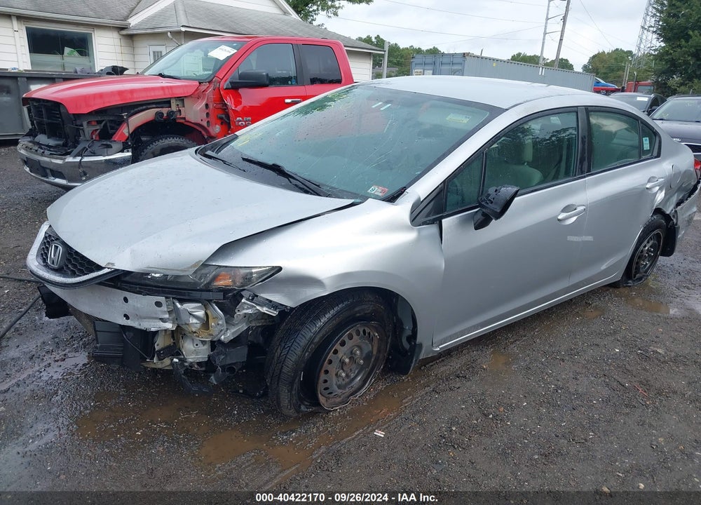 2013 HONDA CIVIC LX VIN: 2HGFB2F54DH603488