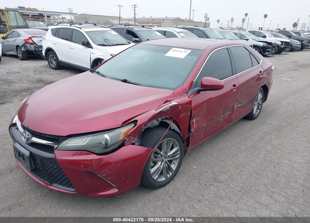 2016 TOYOTA CAMRY SE VIN: 4T1BF1FK0GU576305
