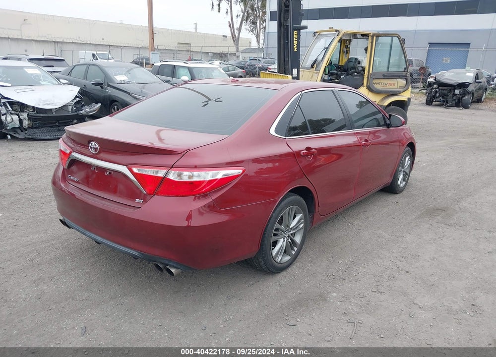2016 TOYOTA CAMRY SE VIN: 4T1BF1FK0GU576305