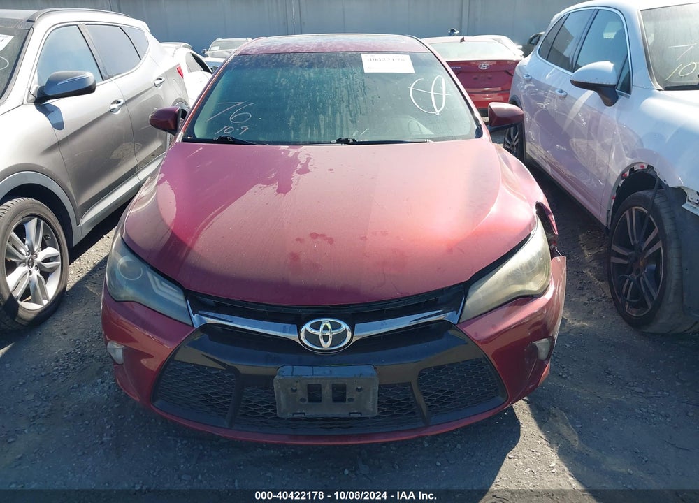 2016 TOYOTA CAMRY SE VIN: 4T1BF1FK0GU576305