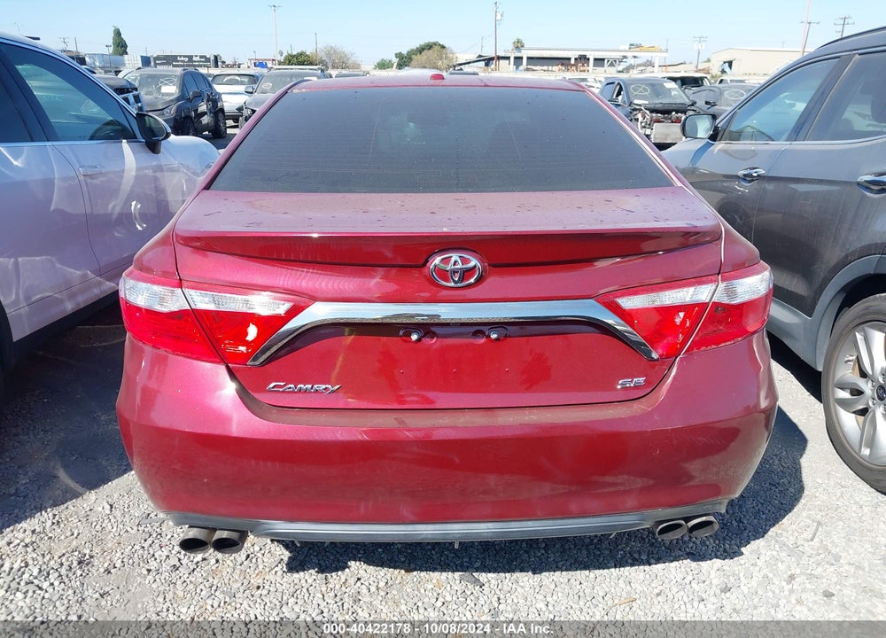 2016 TOYOTA CAMRY SE VIN: 4T1BF1FK0GU576305