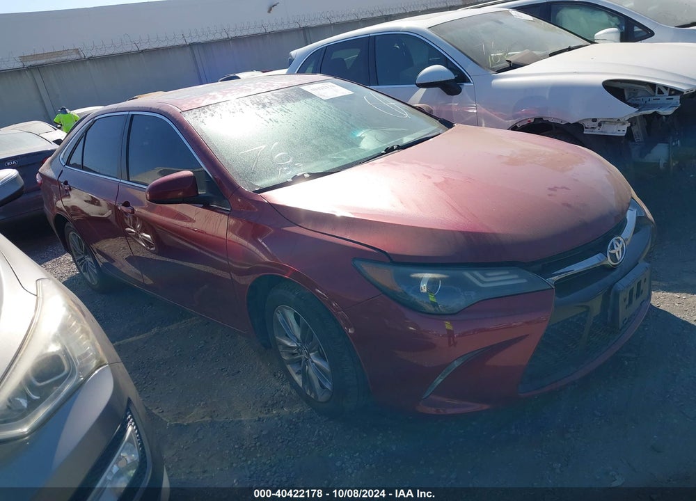 2016 TOYOTA CAMRY SE VIN: 4T1BF1FK0GU576305