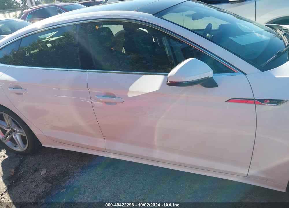 2022 AUDI A5 SPORTBACK PREMIUM 45 TFSI S LINE QUATTRO S TRONIC VIN: WAUDACF53NA008319