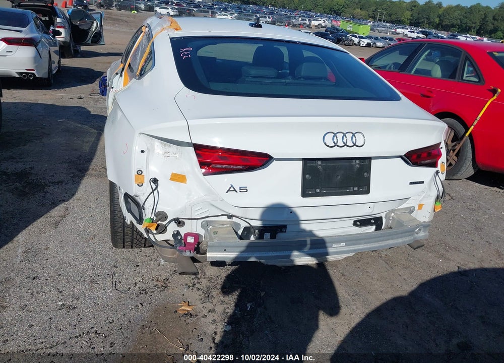 2022 AUDI A5 SPORTBACK PREMIUM 45 TFSI S LINE QUATTRO S TRONIC VIN: WAUDACF53NA008319