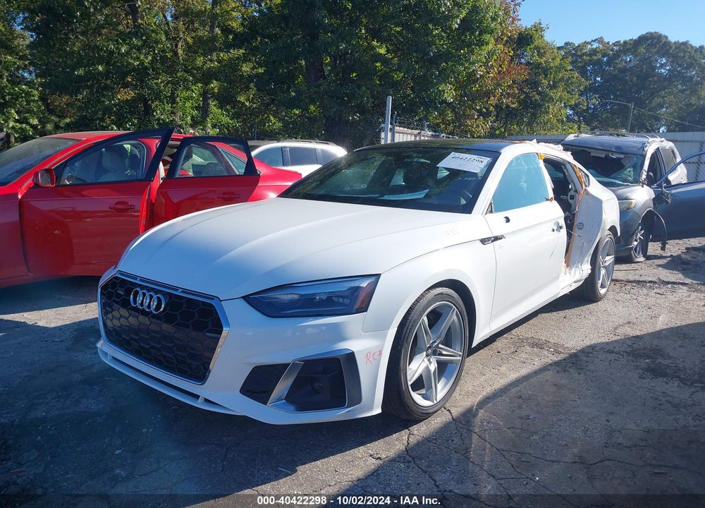 2022 AUDI A5 SPORTBACK PREMIUM 45 TFSI S LINE QUATTRO S TRONIC VIN: WAUDACF53NA008319