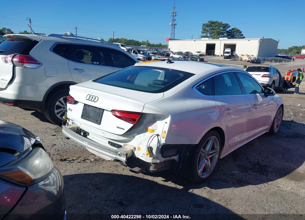 2022 AUDI A5 SPORTBACK PREMIUM 45 TFSI S LINE QUATTRO S TRONIC VIN: WAUDACF53NA008319