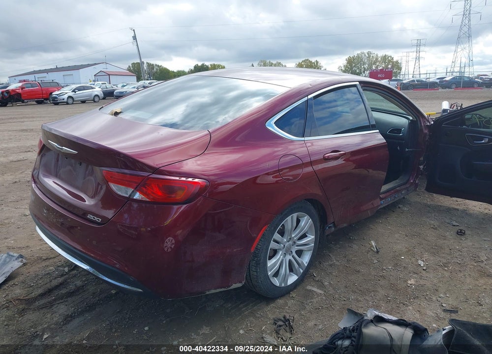 2015 CHRYSLER 200 LIMITED VIN: 1C3CCCAB6FN573619